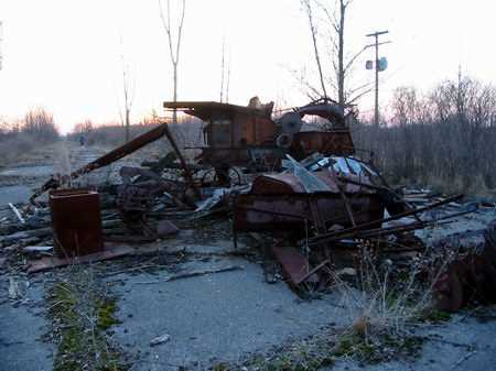Motor City Dragway - Track Photo From Water Winter Wonderland (newer photo)